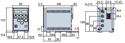 ZUV-C20H/30H 外觀尺寸 1 