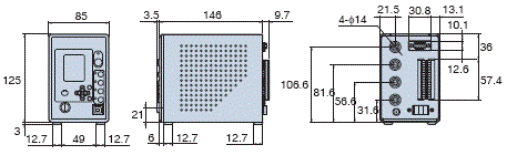 ZUV-C20H/30H 外觀尺寸 2 