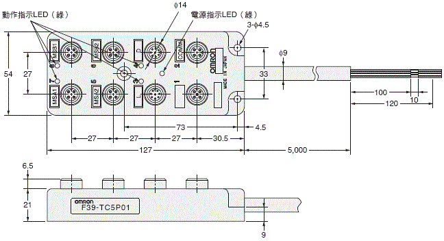 F39-TC5 外觀尺寸 1 