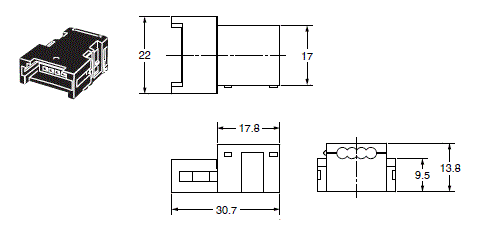 DCN4-[][]4D 外觀尺寸 4 