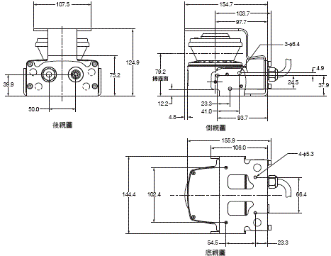 OS32C 外觀尺寸 7 