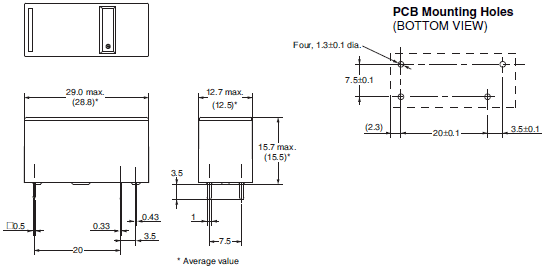 G5RL 外觀尺寸 1 