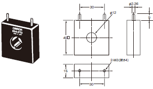 E5AN-HT/E5EN-HT 外觀尺寸 14 