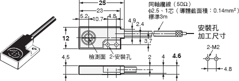 E2CY-SD 外觀尺寸 6 