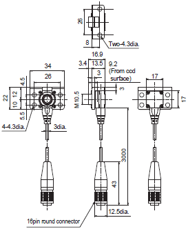 FJ Series (All-in-One Vision System) 外觀尺寸 26 