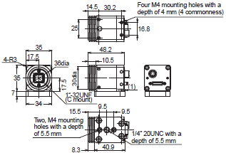 FJ Series (All-in-One Vision System) 外觀尺寸 30 