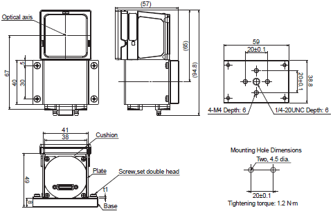 FJ Series (All-in-One Vision System) 外觀尺寸 34 