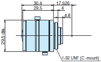 3Z4S-LE SV-V Series 外觀尺寸 1 