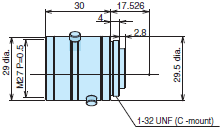 3Z4S-LE SV-V Series 外觀尺寸 3 