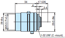 3Z4S-LE SV-V Series 外觀尺寸 4 