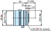 3Z4S-LE SV-V Series 外觀尺寸 6 