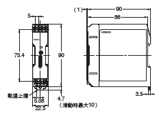 S8VK-G 外觀尺寸 1 