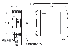 S8VK-G 外觀尺寸 3 