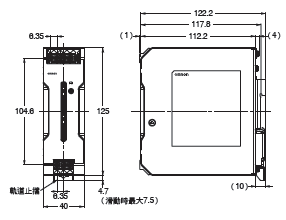 S8VK-G 外觀尺寸 4 