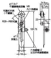 WL-N / WLG 外觀尺寸 70 