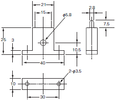 E5EC-T 外觀尺寸 21 