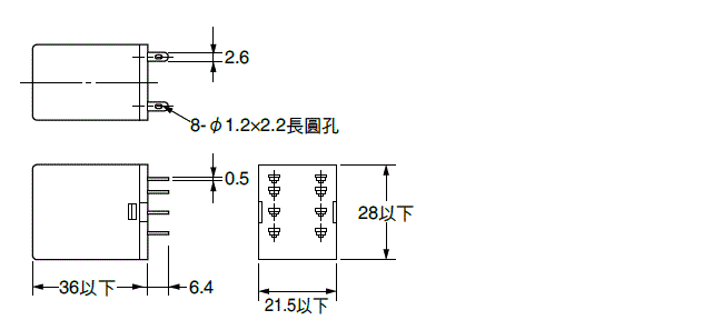 MY-GS 外觀尺寸 2 