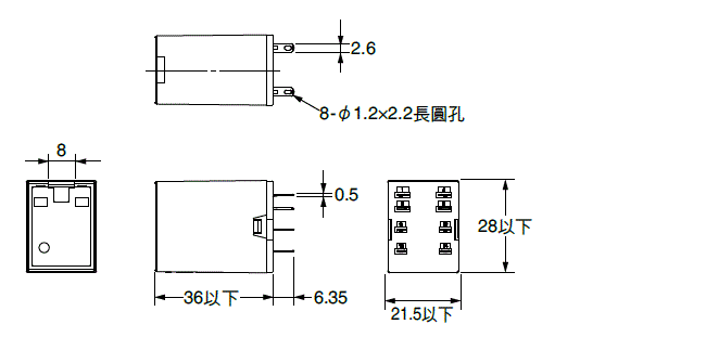 MY-GS 外觀尺寸 3 