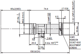 3Z4S-LE VS-TCH Series 外觀尺寸 10 