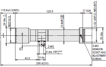 3Z4S-LE VS-TCH Series 外觀尺寸 16 