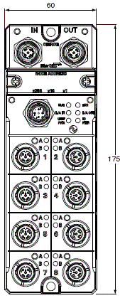 GX-ILM08C 外觀尺寸 1 