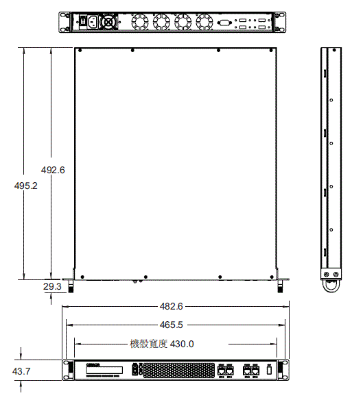 LD / HD / MD系列 外觀尺寸 17 