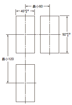 E5ED-800/E5ED-B-800 外觀尺寸 4 