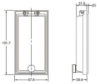 E5ED-800/E5ED-B-800 外觀尺寸 11 