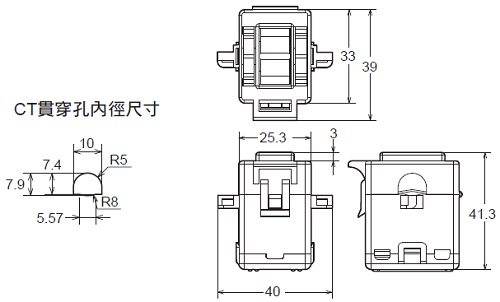 K6CM 外觀尺寸 5 