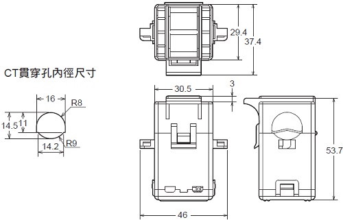 K6CM 外觀尺寸 7 