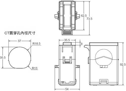 K6CM 外觀尺寸 9 