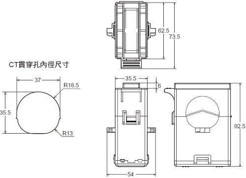 K6CM 外觀尺寸 9 