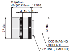 3Z4S-LE VS-MCH Series 外觀尺寸 3 