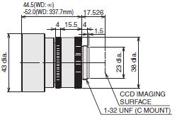 3Z4S-LE VS-MCH Series 外觀尺寸 5 