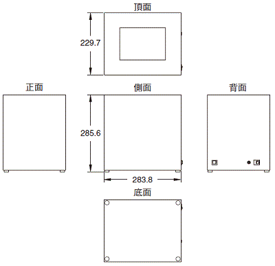 LVS-9510 系列 外觀尺寸 1 