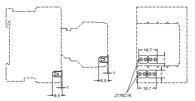 J7KCA Series 外觀尺寸 8 