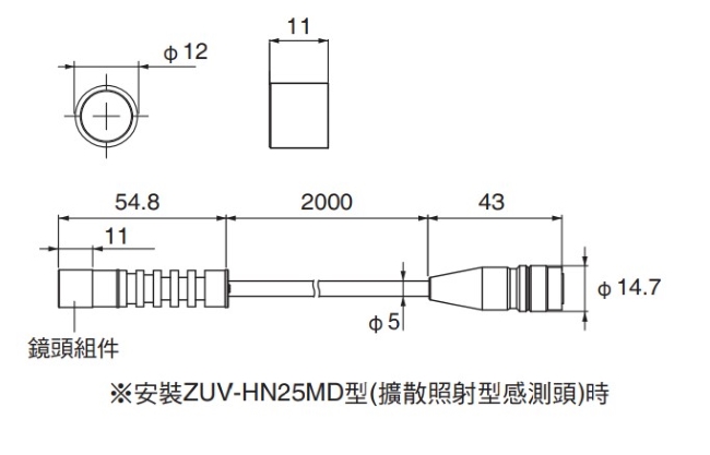 ZUV Series 外觀尺寸 16 