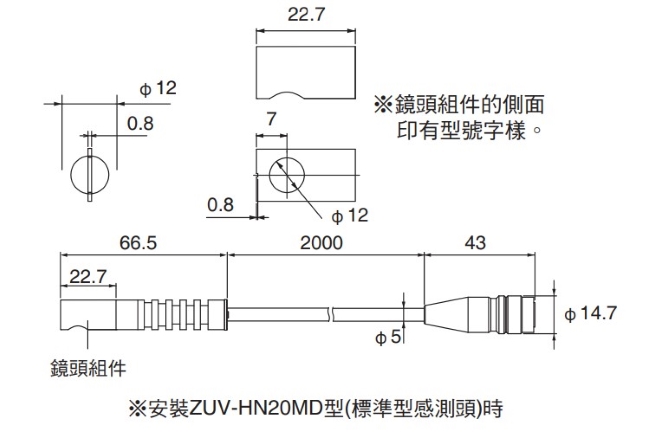 ZUV Series 外觀尺寸 17 