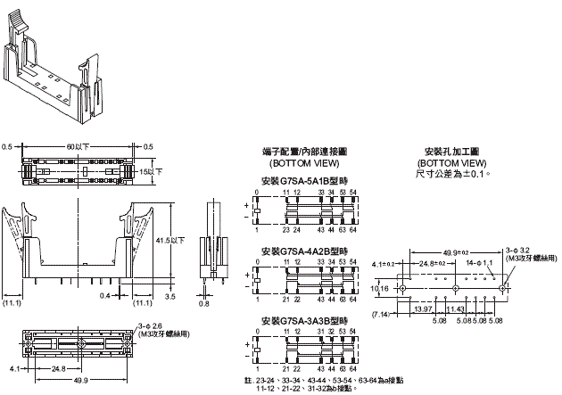 G7SA 外觀尺寸 12 