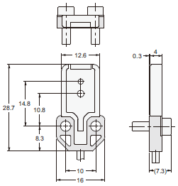 E3T-[]-UL 外觀尺寸 50 