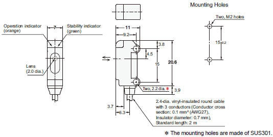 E3T-[]-UL 外觀尺寸 6 