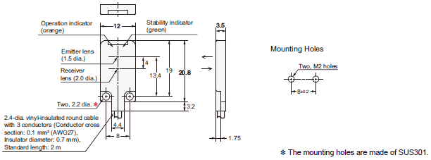 E3T-[]-UL 外觀尺寸 8 