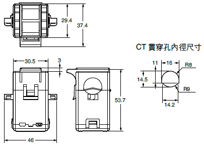 KM-PM 外觀尺寸 6 