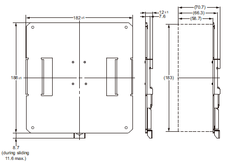 S8NR-S / S8R-BB 外觀尺寸 4 