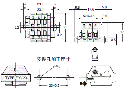 K7L-AT50[] / AT50D[][] 外觀尺寸 3 