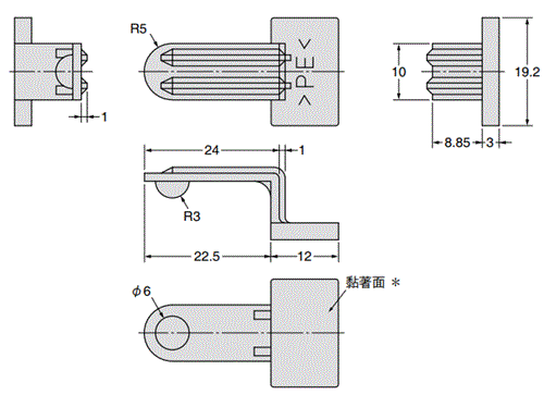 K7L-U[] / UD[][] 外觀尺寸 13 