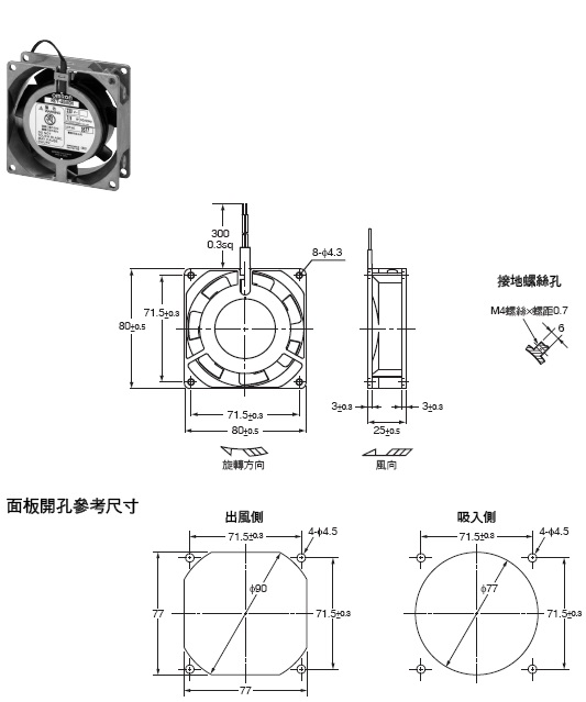 R87F / R87T 外觀尺寸 5 