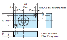 V600-HA 外觀尺寸 23 V600-D8KR12_Dim