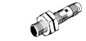 E2A 外觀尺寸 57 M8 Connector Models (Shielded)_Dim