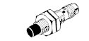 E2A 外觀尺寸 58 M8 Connector Models (Non-shielded)_Dim